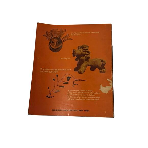 Vintage 1968 Scholastic Book Clay Wood & Wire Sculpture How To Art Harvey Weiss - Picture 7 of 13